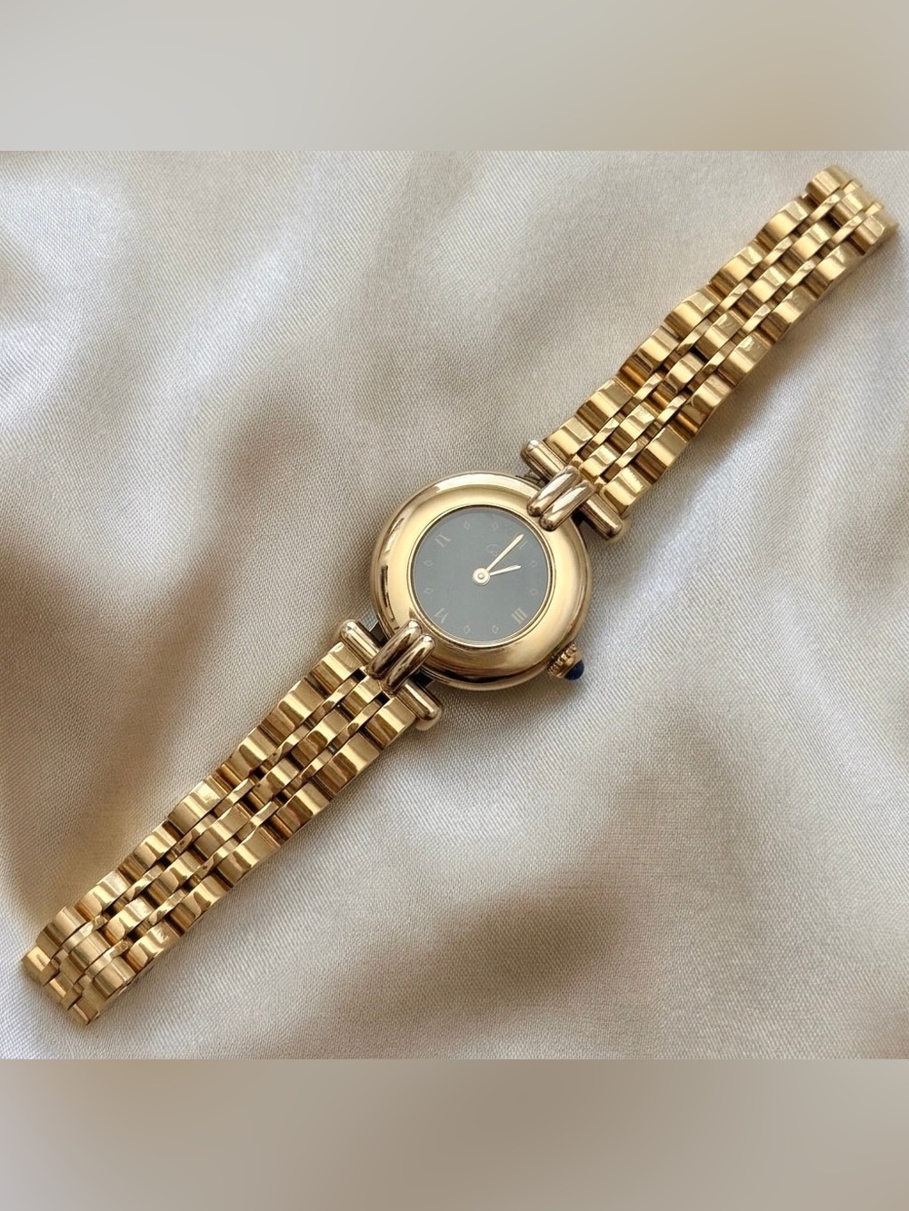 AUTHENTIC VINTAGE CARTIER GOLD WATCH - WITH BOX - Picture 4 of 8